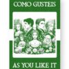 Como Gustéis - As You Like It Spanish English Bilingual Edition Cover