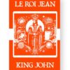 Le Roi Jean - King John French English Bilingual Edition Cover