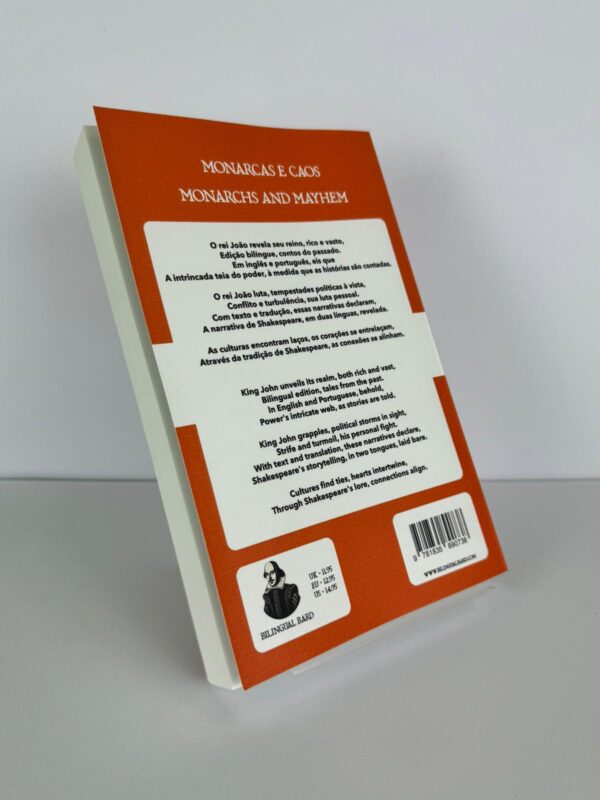 Rei João - King John Portuguese English Bilingual Edition Back