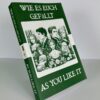 Wie es Euch Gefällt - As You Like It German English Bilingual Edition Front